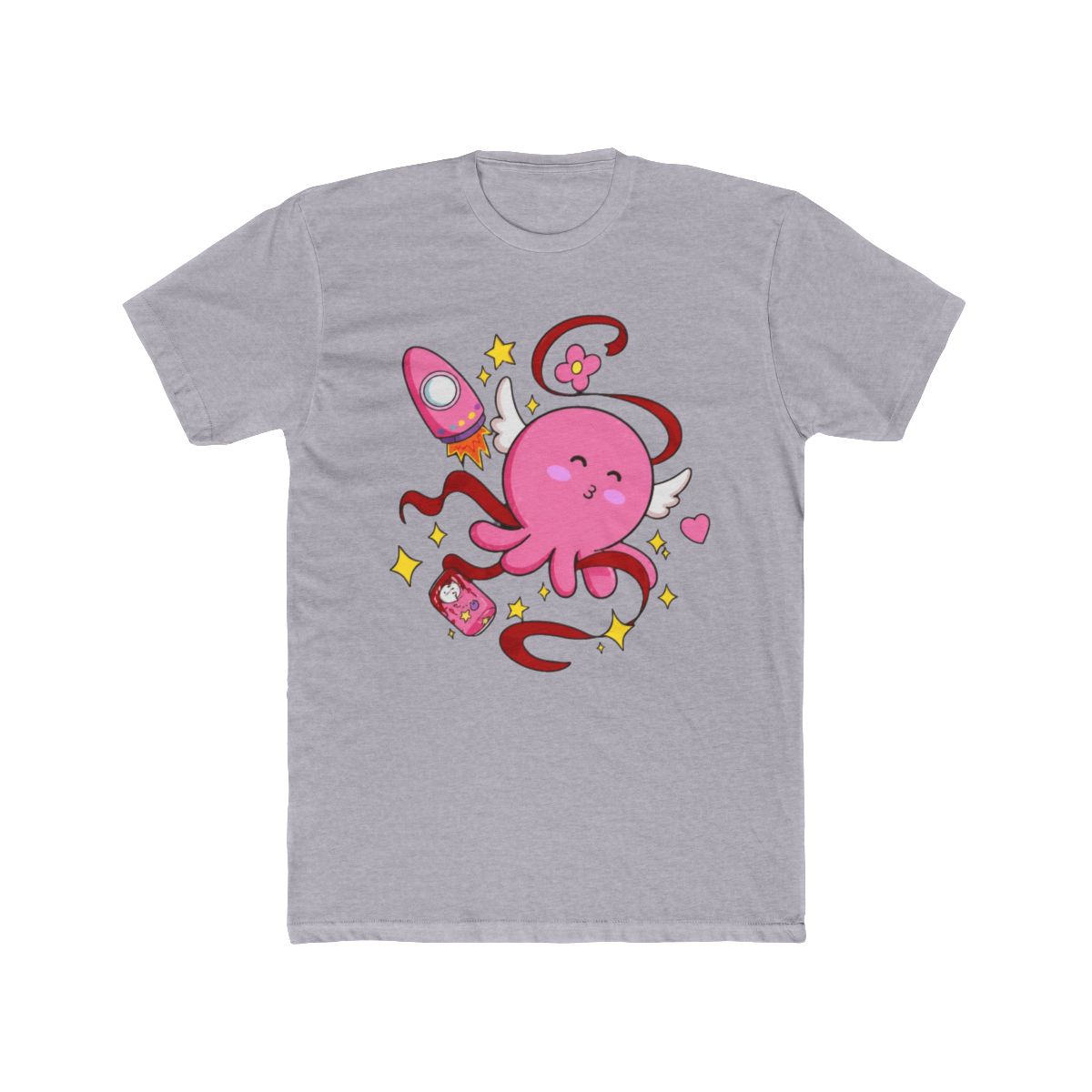 Takopi's Original Sin Anime Takopi T Shirt for Men Round Collar Cotton T Shirts Short Sleeve Tee Shirt with Cute Octopus Design - TikTok Shop - alternate angle 3, merchandise